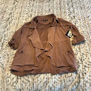 mo-ka jacket dusty mauve